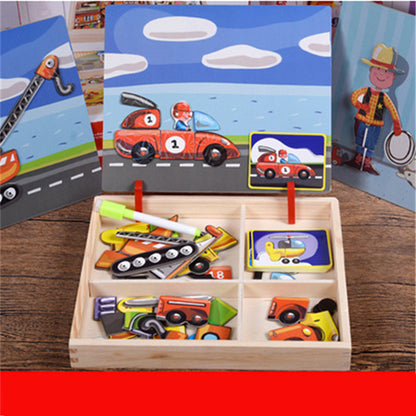 Recommend Children's Early Education Puzzle Magnet Book Intellectual Toys Kids dealsniper-net C