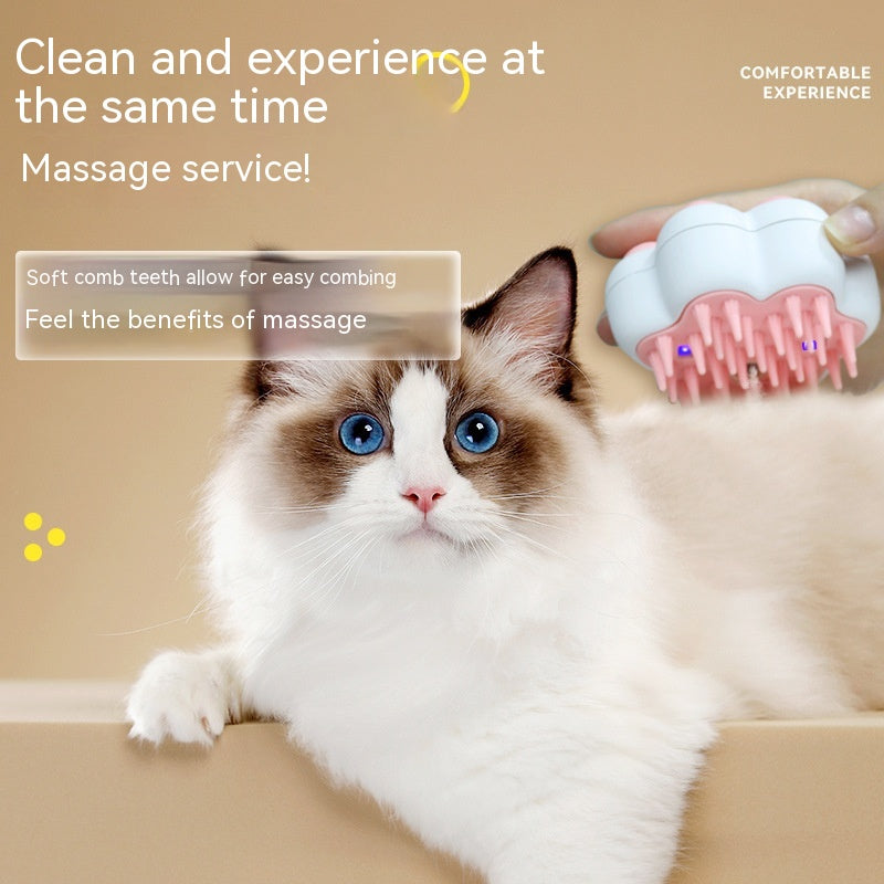 Pet Steam Hair Removal Comb Pet Steam Massage Comb Pets Gym From House