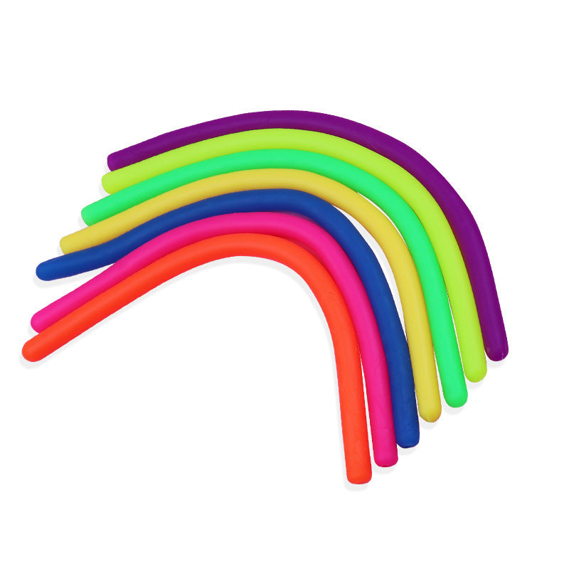 TPR Noodle Rope Vent Rope Decompression And Tension Kneading Music Kids DealSniper.net Roots per pack7 L