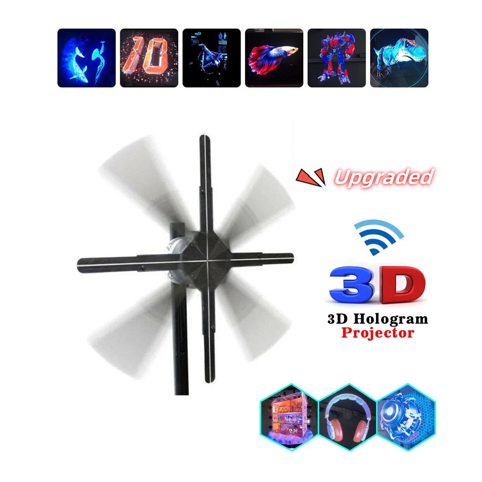 3D Holographic Advertising Machine Fan Home Decor dealsniper-net