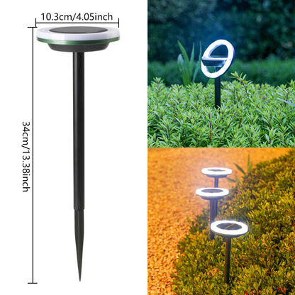 Solar Lawn Light Outdoor Courtyard Garden dealsniper-net White light