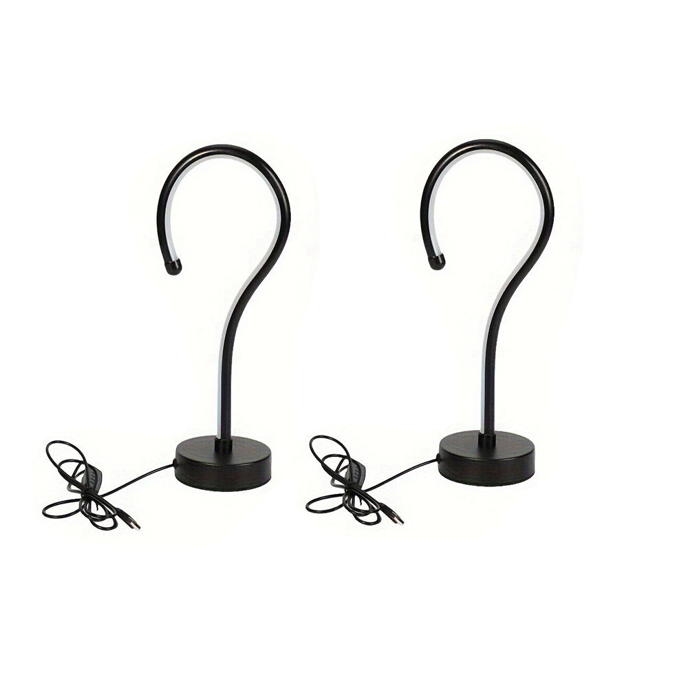 2PC Creative Question Mark Shape Table Lamp Home Decor Gym From House 2pcs