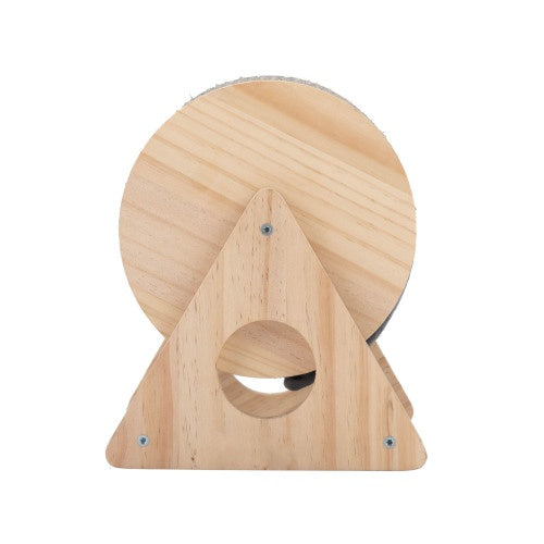 Wooden Cat Scratch Post 360 Degree Rotating Cat Scratch