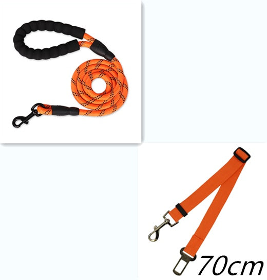 Reflective Dog Leash Nylon Pet Dog Leash Rope