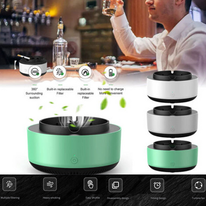 Smoke Removal Air Purification Ashtray Anion Purification