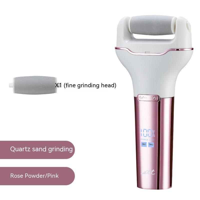 Electric Foot Grinder Digital Display Waterproof Electric Beauty Gym From House Rose Pink Standard USb