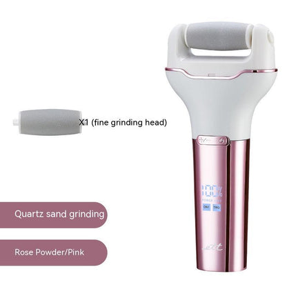 Electric Foot Grinder Digital Display Waterproof Electric Beauty Gym From House Rose Pink Standard USb