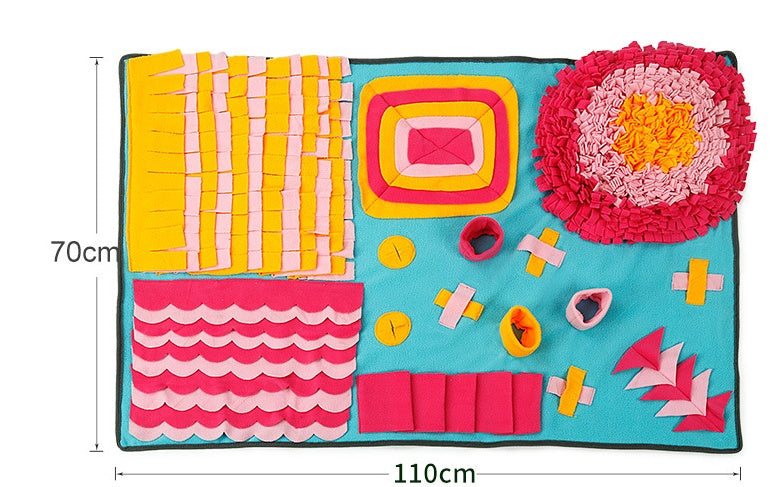 Sniffing Pad Bite Resistant Puzzle Pet Toy Dog Smell Pets Gym From House