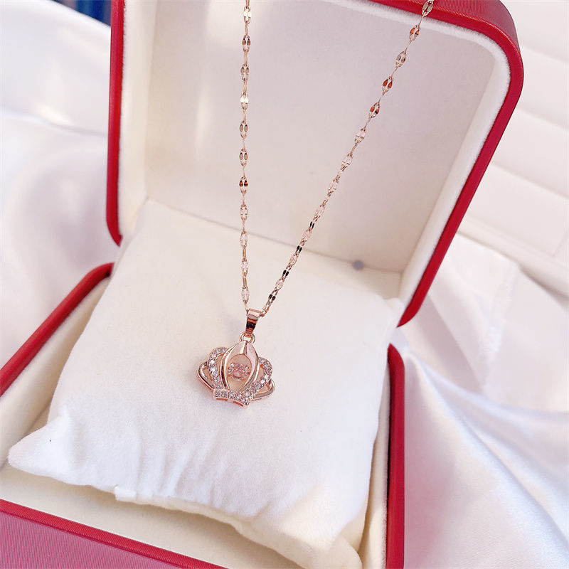 Valentines Day Gift Perfume Bottle Pendant Titanium Steel Necklace Jewelry Gym From House X010