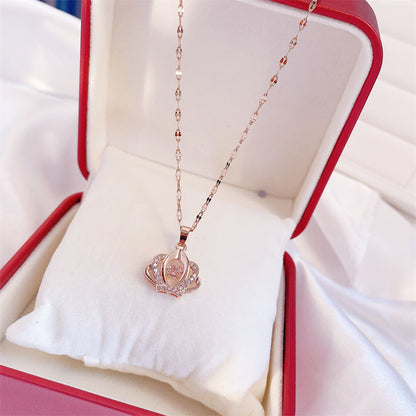 Valentines Day Gift Perfume Bottle Pendant Titanium Steel Necklace Jewelry Gym From House X010