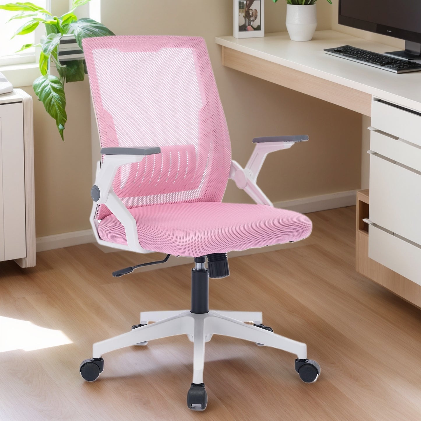 Ergonomic Office Chair Computer Desk Chair Comfy With Adjustable Lumbar Support Health DealSniper.net