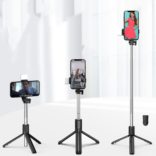 Bluetooth Fill Light Selfie Stick Outdoor Live Broadcast Gadgets Gym From House