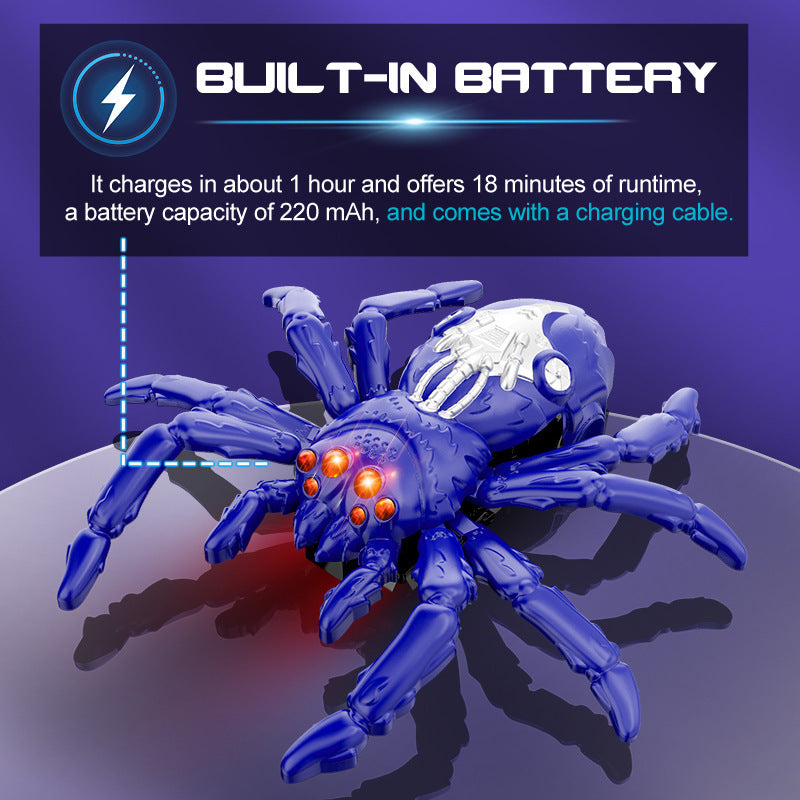 Cross-border Remote-controlled Wall-climbing Spider Lizard Childrens Toy Kids DealSniper.net
