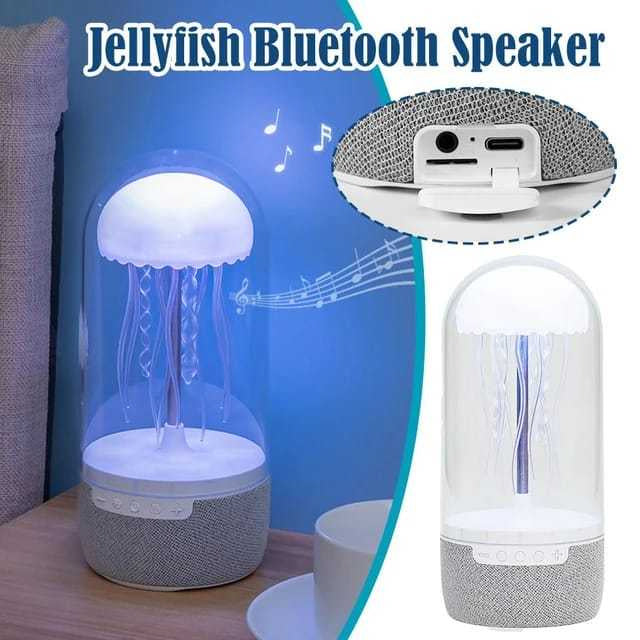 3 In 1 Creative Colorful Jellyfish Lamp Bluetooth-compatible Speaker Home Decor dealsniper-net