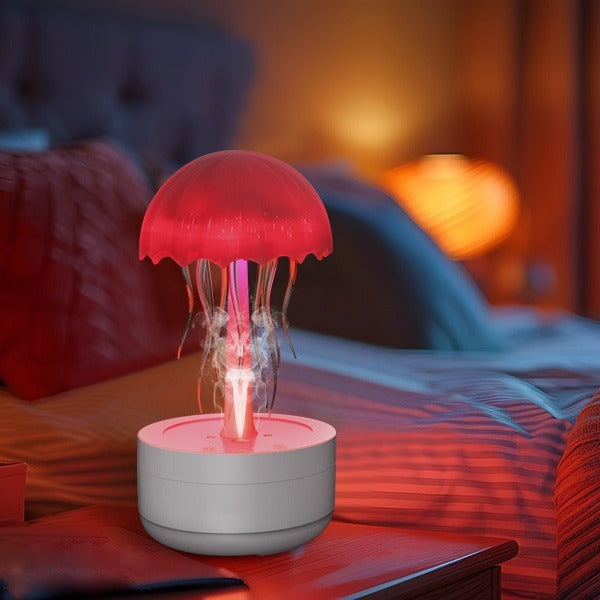 Jellyfish Humidifier Fragrance Diffuser Colorful Night Light Home Decor dealsniper-net