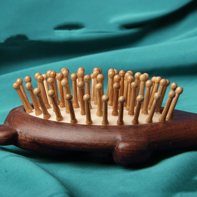 Airbag Massage Comb Large Wooden For Women Only Beauty DealSniper.net