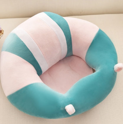 Infant Safety Seat Child Portable Eating Chair Plush Toy Kids dealsniper-net Whitegreen 45x45