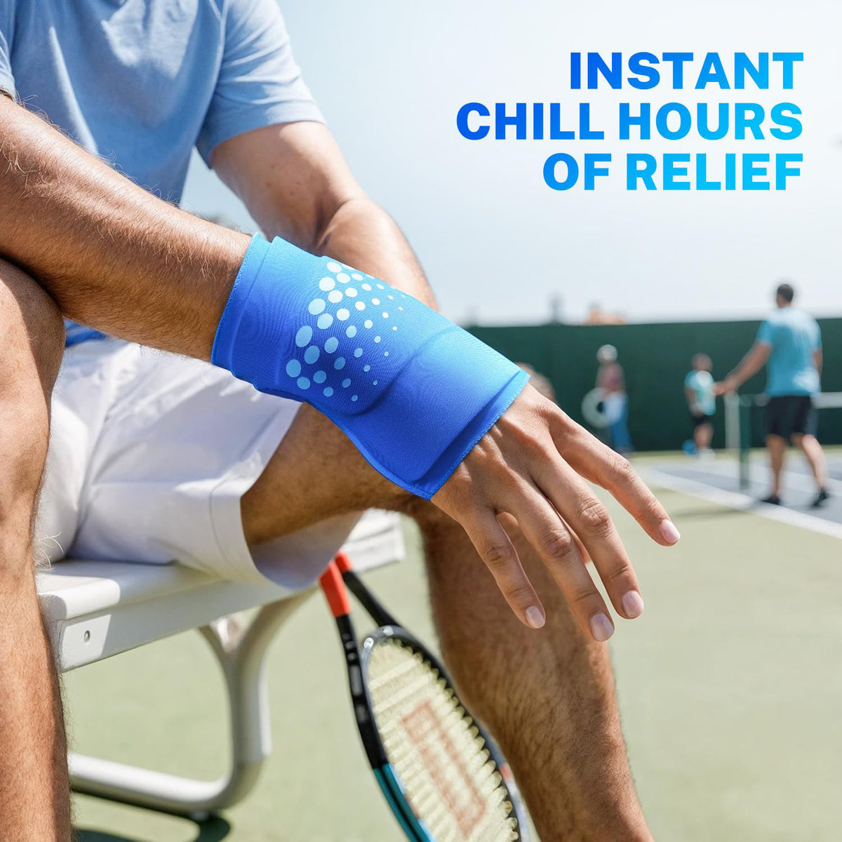 3D Gel Wrist Support With HotCold Therapy Health DealSniper.net