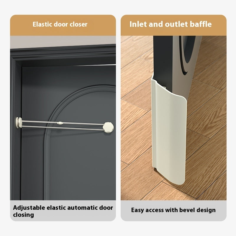 Cat Door Free Access Cat Two-way Self-closing Door Aid Pets DealSniper.net Pet Auxiliary Door