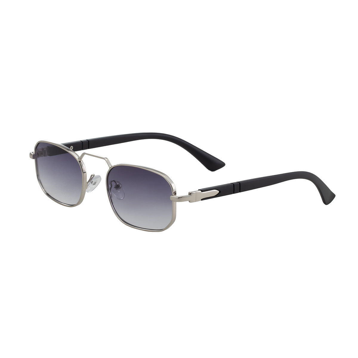Square Frame Sunglasses For Men And Women Metal Frames Men Gym From House C7 sand black feet silver