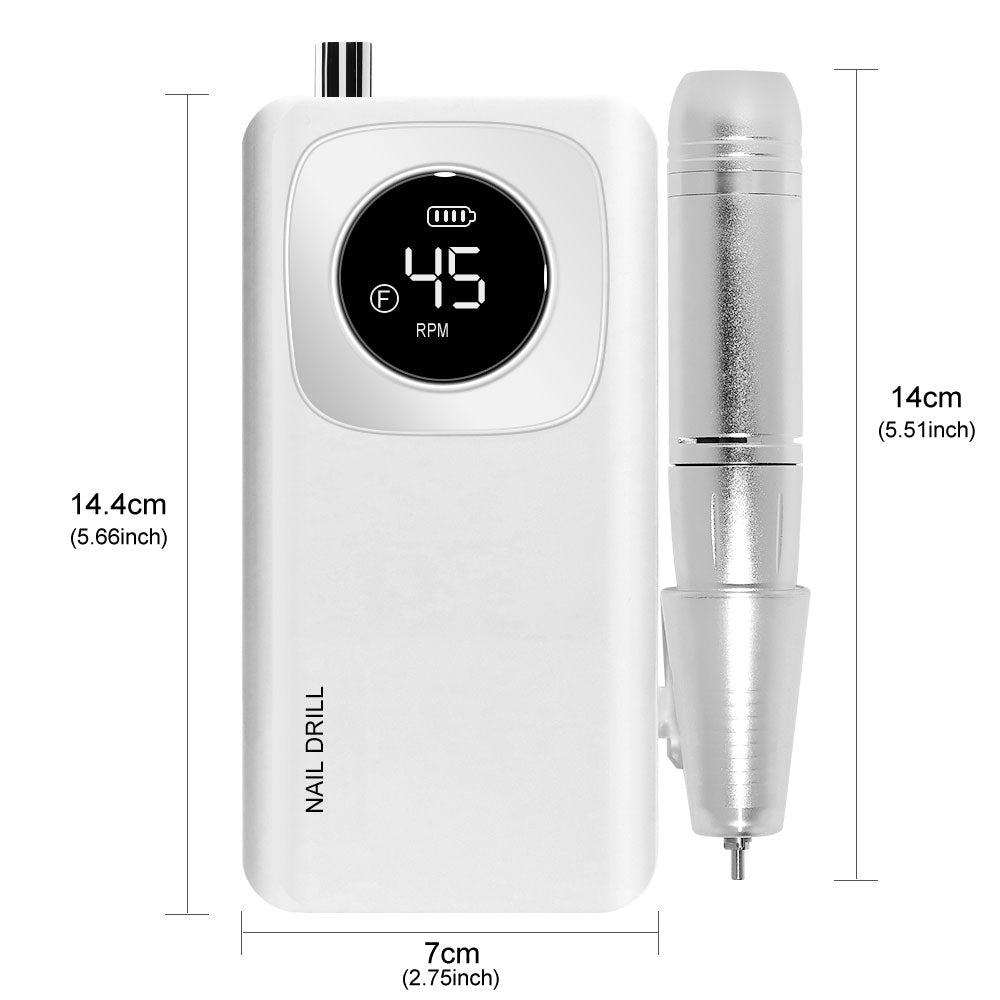 Rechargeable Electric Nail File Professional Efile Nail Drill Kit Beauty dealsniper-net