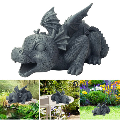 Creative Dinosaur Statue Cute Animals Resin Crafts Fountain