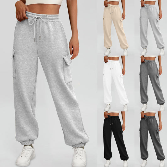Women's Sweatpants Fleece Lined Baggy Athletic Jogger Women Gym From House