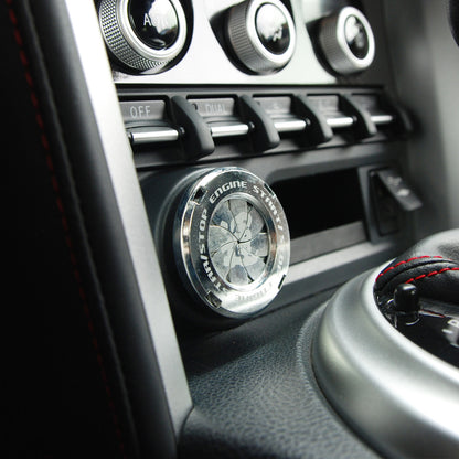 One-key Start Button Ignition Protective Cover Vehicle DealSniper.net Silvertransport
