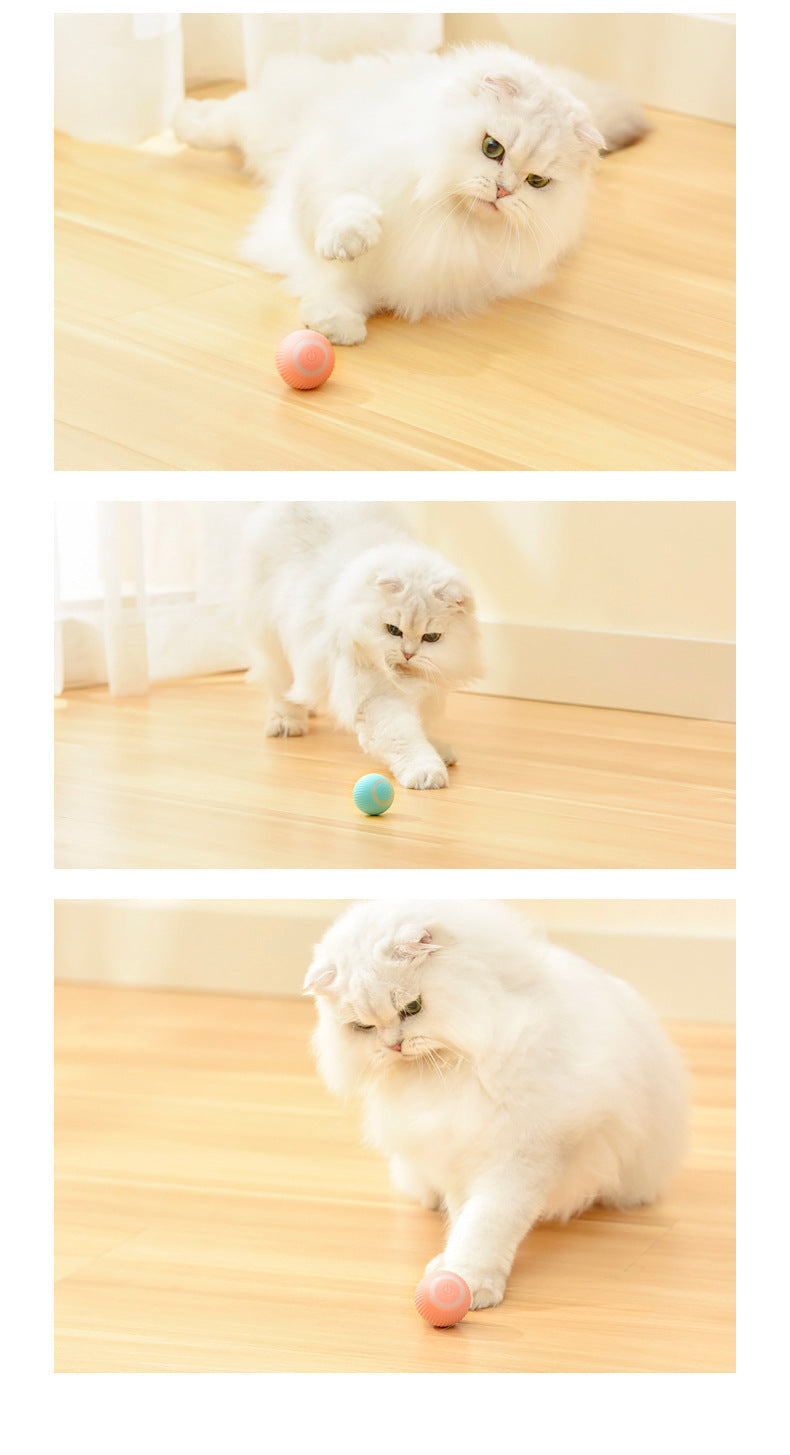 Cat Gravity Intelligent Rolling Ball Tease Toy Pet Pets dealsniper-net