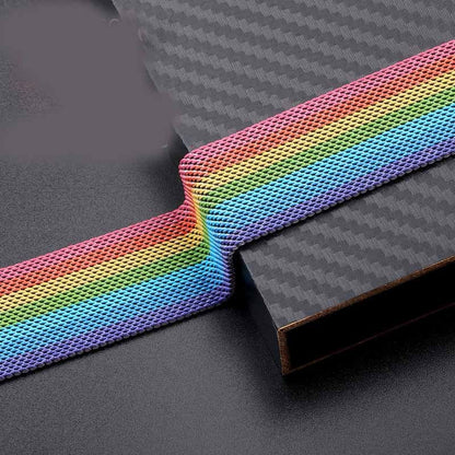 Fashion Metal Stainless Steel Watch Band Jewelry DealSniper.net Rainbow color 38or40or41mm