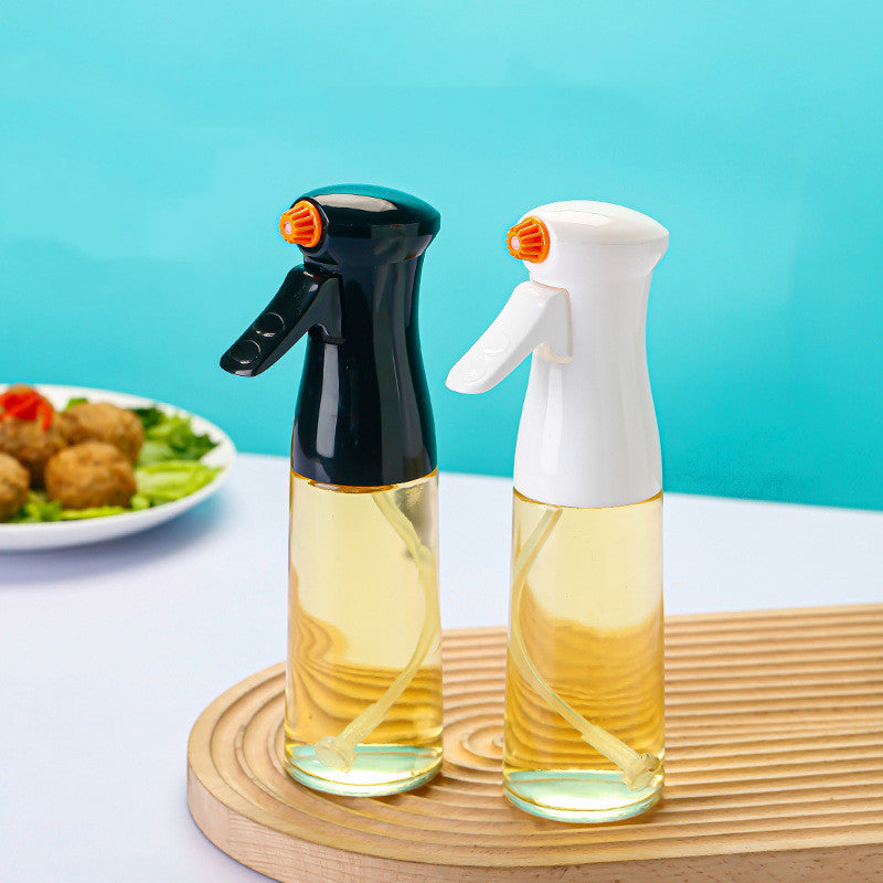 Oil Spray Bottle Glass Kettle Kitchen High-pressure Kitchen dealsniper-net