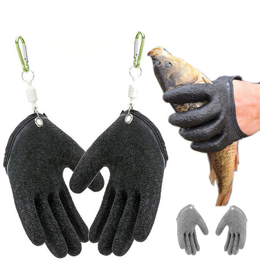 Fishing Gloves Anti-Slip Protect Hand From Puncture Scrapes Fisherman Outdoor dealsniper-net