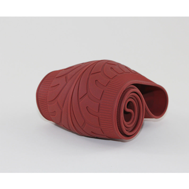 Environmentally Friendly Car Silicone Steering Wheel Cover Vehicle DealSniper.net Wine Red