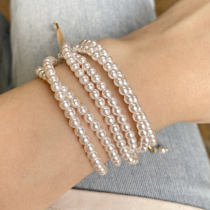 1 PCS Multilayer Pearl Bracelet For Women Jewelry dealsniper-net