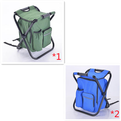 Multifunction Outdoor Folding Chair Ice Cooler Picnic Bags Camping