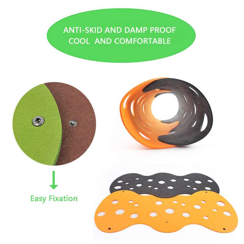 Cat Tunnel Cat Toy Felt Pom Splicing Deformable Kitten Nest Pets Gym From House