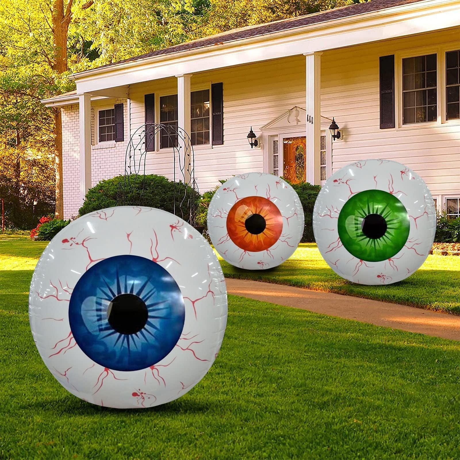 Halloween Eyeball Balloon Halloween Inflatable Holidays dealsniper-net