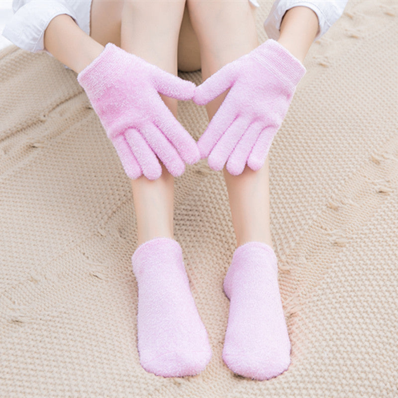 Spa Gel Gloves Sock Hand Mask Foot Mask Foot Cracked Skin Care Beauty Gym From House