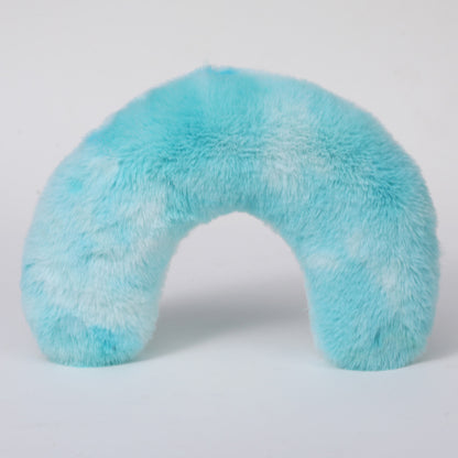 Pet Pillow Super Soft Tie-dyed Plush Cat Supplies Pets dealsniper-net U Shaped Sky Blue