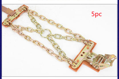 Anti-skid chain universal iron chain automobile car off-road vehicle Vehicle dealsniper-net Large1 cross section 5pc