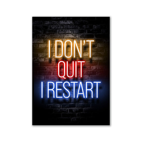 Nordic Neon Advertising Game Canvas Core