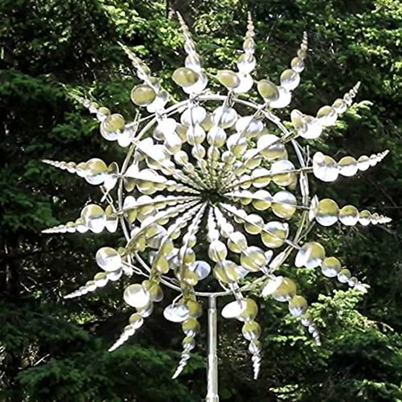 Unique And Magical Metal Windmill Outdoor Dynamic Wind Spinners