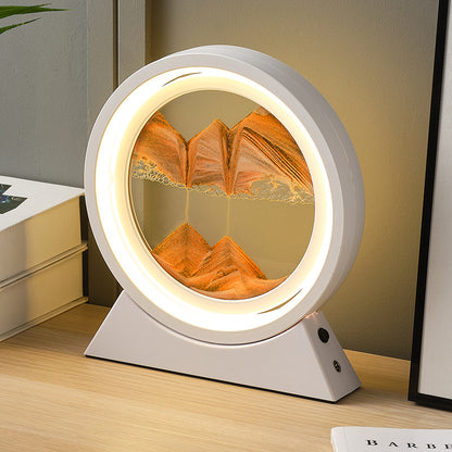 Quicksand Painting Hourglass Decoration Small Night Lamp Atmosphere Gift Home Decor DealSniper.net