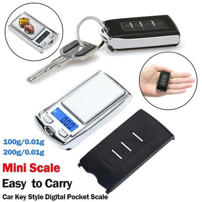 Portable Mini Digital Pocket Scales 100g 0.01g For Gold Sterling Vehicle Gym From House