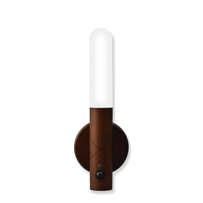 Wooden Wall Lamp Stairs Induction Lamp Home Decor DealSniper.net 1W Walnut
