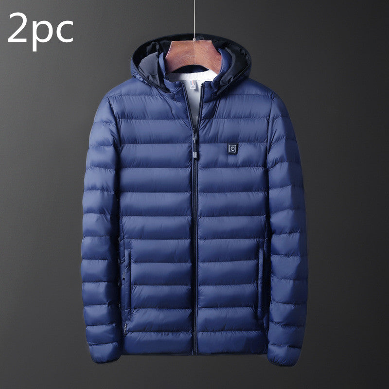 Heating smart cotton Outdoor DealSniper.net 2PC Blue XXL