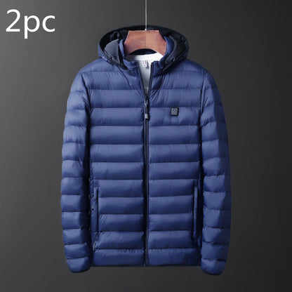 Heating smart cotton Outdoor DealSniper.net 2PC Blue XXL