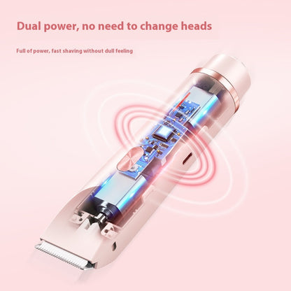 2 In 1 Hair Remover Women's Double Head Shaver Beauty DealSniper.net