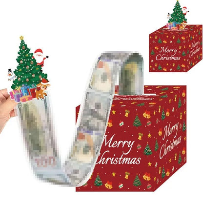 Christmas Money Box For Cash Gift