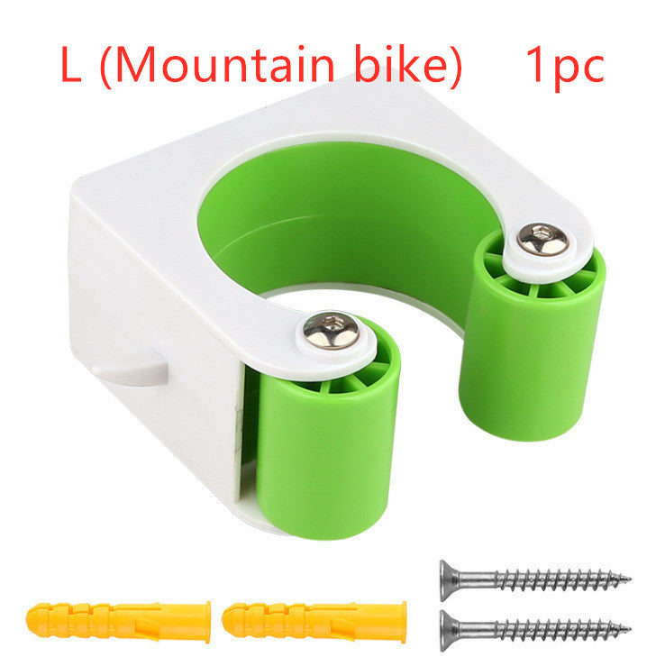 Creative Parking Rack Bicycle Parking Buckle Outdoor dealsniper-net Green Mountain bike 1pc